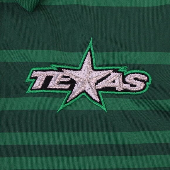 Texas Stars Polo Shirt Adult Small UA Under Armour Green AHL Loose Fit Heatgear - Picture 6 of 13